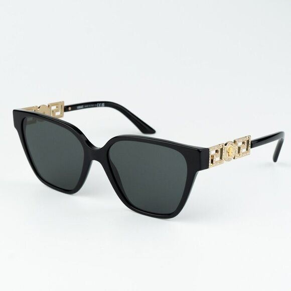 NEW Versace VE4471B GB1/87 Black Dark Grey Square Women Sunglasses VE 4471B main image 9